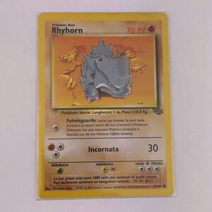 Pokemon TCG Vintage Rhyhorn 61/64 Jungle Italian